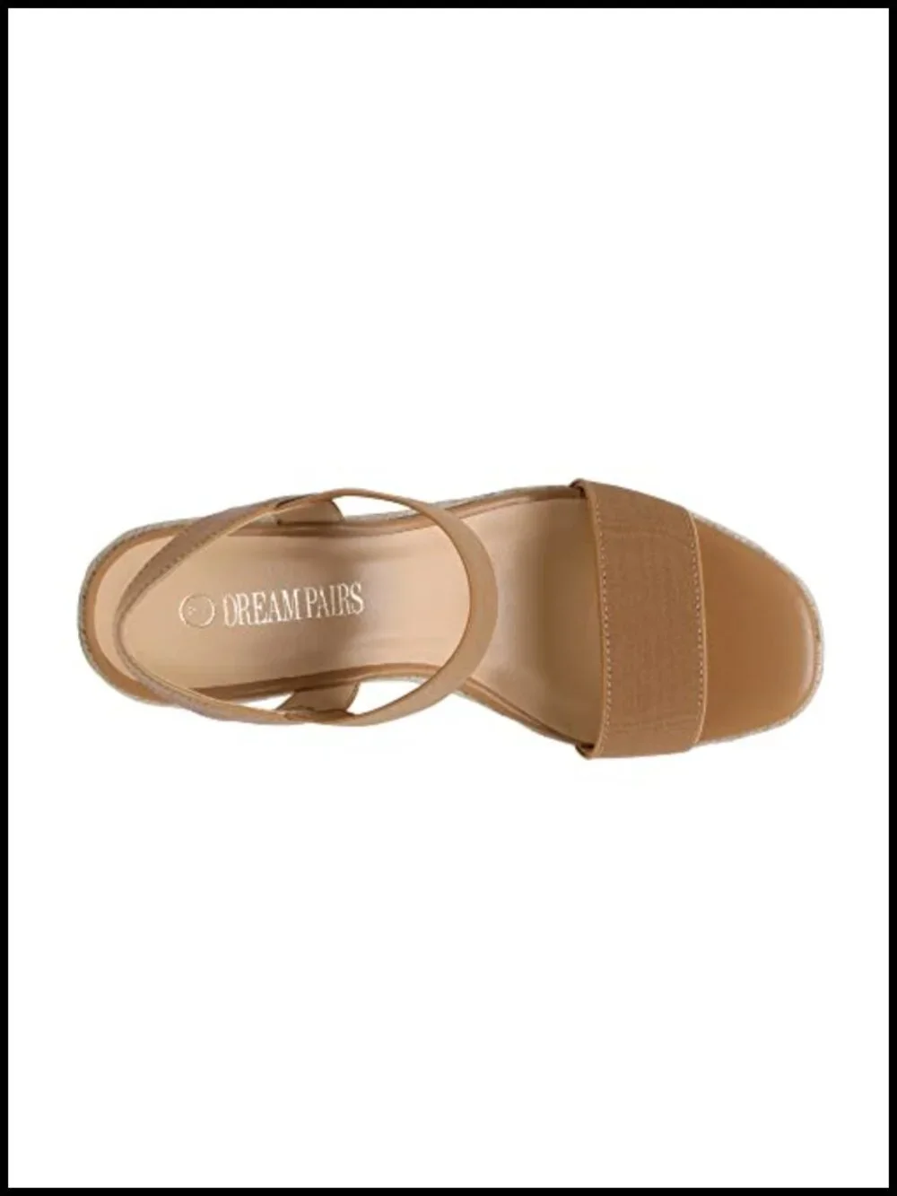 Open Toe Espadrilles Dressy Platform Sandals Wedges Slip On Ankle Strap